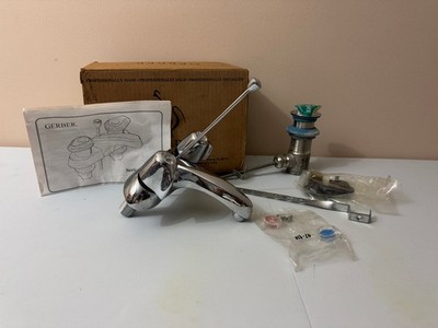 Gerber Faucet Kit Chrome Metal 2-Handle Kitchen Sink Replacement 43-431