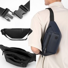 Mens Outdoor Fanny Pack Waist Belt Bag Pouch Chest Sling Crossbody Bags Gift