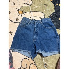 Vintage Gitano Denim Jean Shorts Womens Size 11/12 High Waist Cut Off