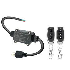 Forward Reverse Remote Control Switch Wireless Waterproof Relay Motor AC110V