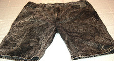 Levis Denim Shorts Men Black Gray Acid Wash Jeans Jorts Skate Grunge 569 Size 42