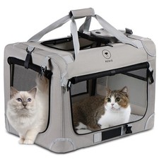 Extra Large Cat Carrier for 2 Cats, Portable Soft Sided Large Pet Carrier