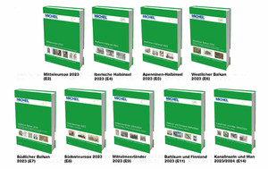 MICHEL Briefmarken Katalog Europa Set 2023 9 Bände (2, 4-9, 11, 14) NEU