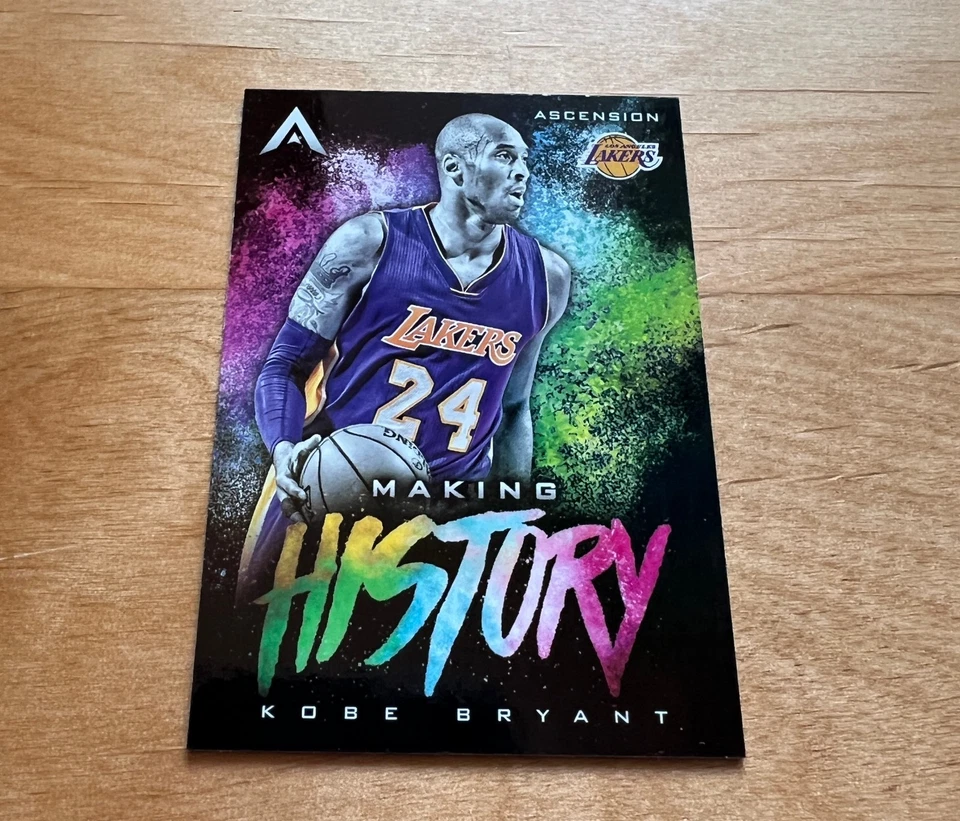 Kobe Bryant 2017-18 Panini Ascensión Haciendo Historia #MH34 Lakers Mamba Foto 2 de 4