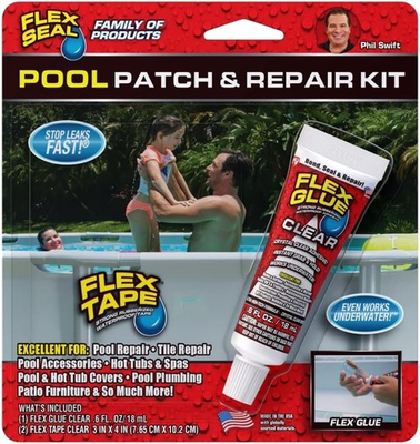 #ad #ad Flex Seal Pool Liner Strong Repair Kit Use on Hot Tub Spa Tiles amp; Patio Furiture $10.00