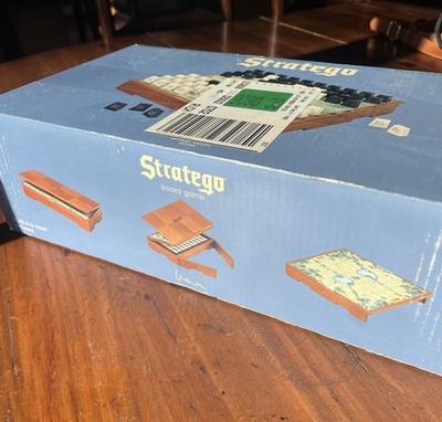 Stratego Board Game Michael Graves Design Cherry Wood Case Rare Ltd 2002 New