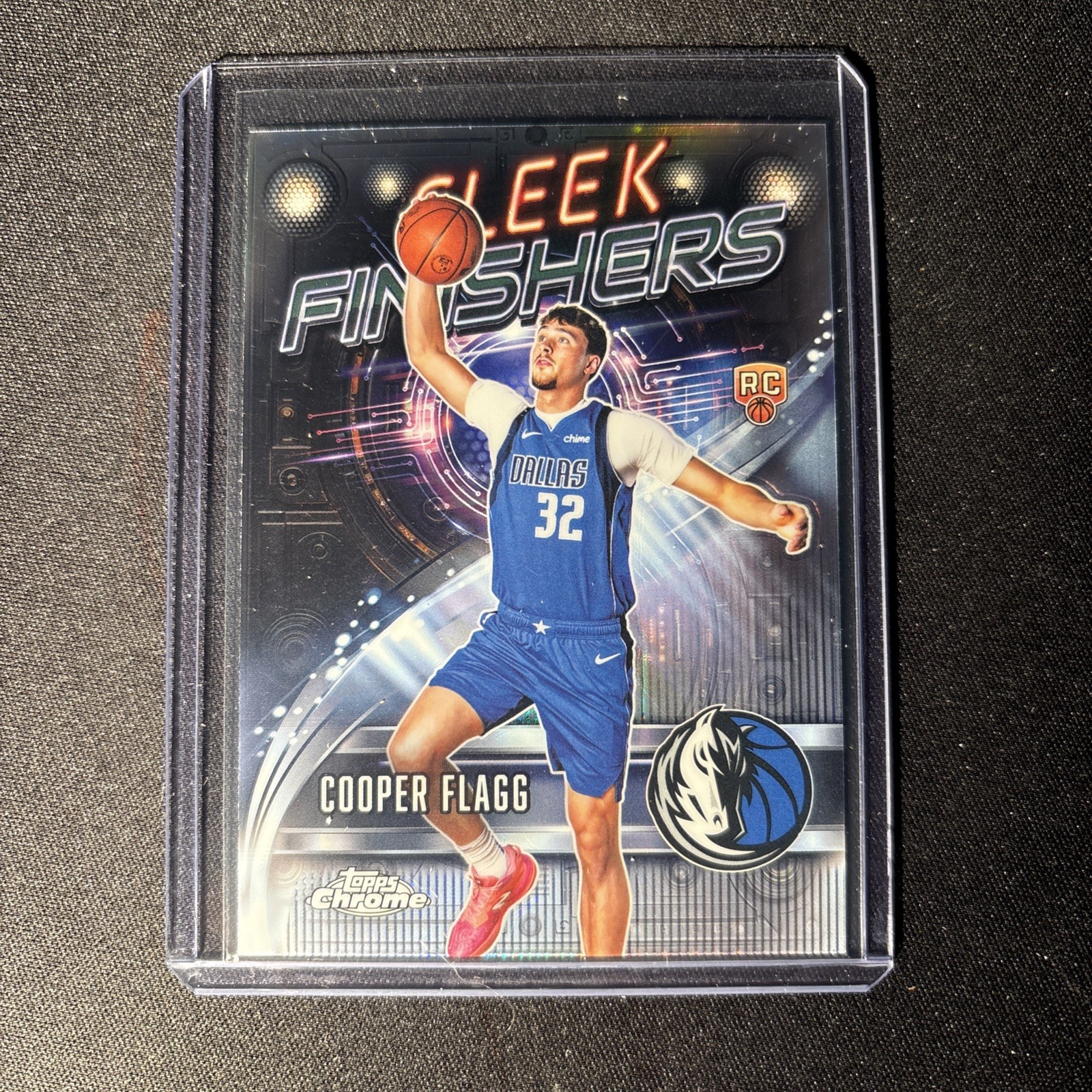 2025-26 Topps Chrome Cooper Flagg Sleek Finishers Refractor #SF-21 RC Mavericks