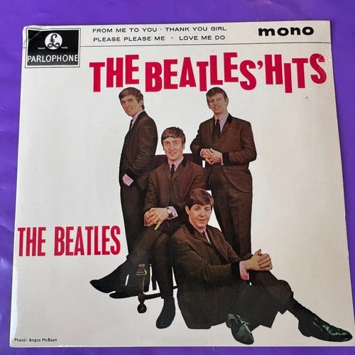 THE BEATLES  "HITS" 45 EP  1963  PARLOPHONE MONO  AUDIO: NM   RARE!!