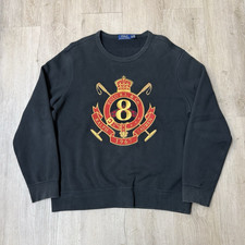 Polo Ralph Lauren Crest Crown Crewneck Sweater Sz XL