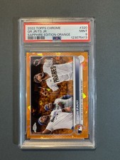 2022 Topps Chrome Sapphire Orange How Far 05/25 Tatis & Vlad