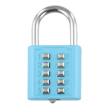 Sturdy Zinc Alloy Padlock with 10 Digit Code for Anti Theft Protection