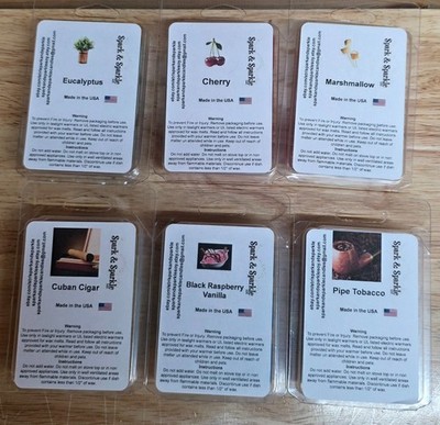 Wax Melts Tarts 3oz Max Scented 100% Soy Wax Pick your Scent