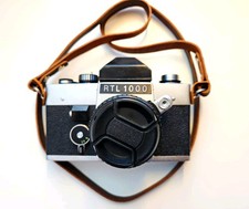 Exakta RTL 1000 35mm Film Camera w/ Meyer-Optik G rlitz Lens 50mm F/2 WORKS   