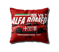 ALFA ROMEO CUSCINO 40x40 IDEA REGALO AMORE NATALE Bambino/a Adulto