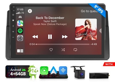 Für BMW E46 3er 318 320 325 328 E46X7A 9'' GPS Navigation Navi Autoradio mit DAB+