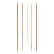 4Pcs Bamboo Knitting Needles Double Pointed Size US 1 2.25mm 6 Inch 15cm 