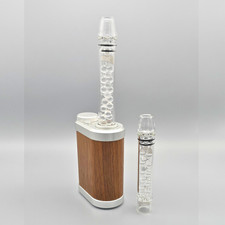 Short Ball Stem Glasmundst&uuml;ck f&uuml;r TinyMight 2 Vaporizer 9,5 cm mit Glassieb