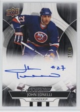 2024-25 Upper Deck Engrained Icons Ebony 27/49 John Tonelli #CA-JT Auto 11jd