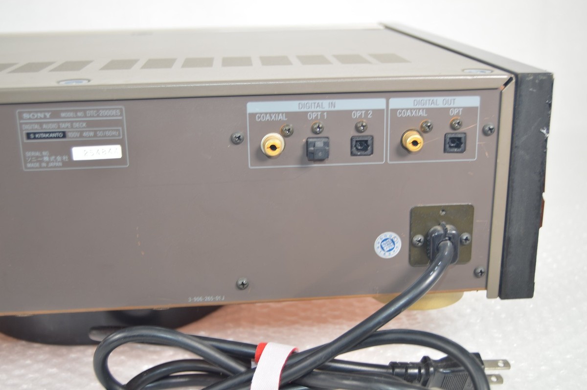 SONY DTC-2000ES DAT Deck Digital Audio Tape Recorder Tested