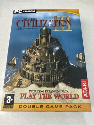 Sid Meier's Civilization III: Gold Edition - PC Spiel und Atari ST Spiel. Selten sehr guter Zustand