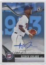 2021 Bowman Platinum Top Prospects Blue /150 Alerick Soularie #TOP-78 Auto 12gr