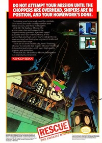 Rescue the Embassy Mission - NES [Game, Box, and Art]