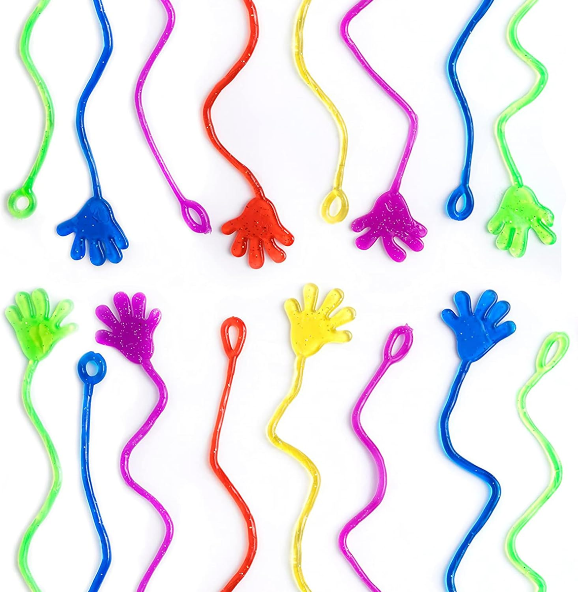 75 Pcs Bulk Sticky Hands for Kids - Slappy Slap Little Small Hands