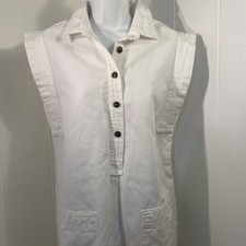 J. Crew Size Small- Med 100% Linen Dress Womens Sleeveless Bust 20"
