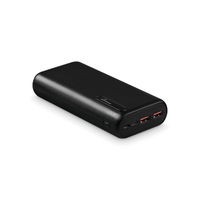 Image of MediaRange Mobile Fast Charger Power Bank 20000mAh 2x USB A x1 USB-C Black MR756