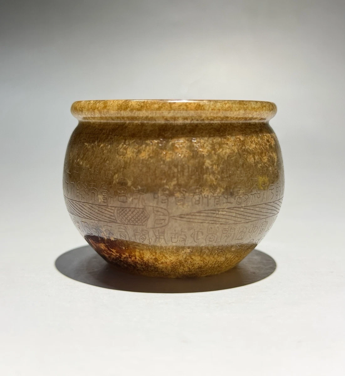 古董原始玉石古董中国盆| eBay