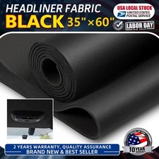 35"L 60"W Knit Headliner Fabric with Foam Backing Material For Car/Truck Roof