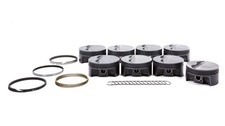 Mahle Pistons Piston And Ring - Powerpak - Forged - Flat Top - 4.155 In Bore -