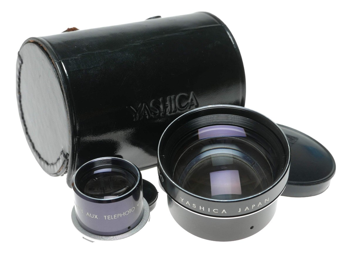 Yashica Yashinon Aux Telephoto Lens with Telephoto Viewer | eBay