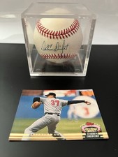 Darren Dreifort LA Dodgers Autograph Baseball in Display Case with Team USA Card