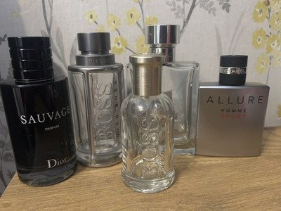 Konvolut leere Parfum leere 5 x leere Aftershave Flakons Chanel Boss Dior