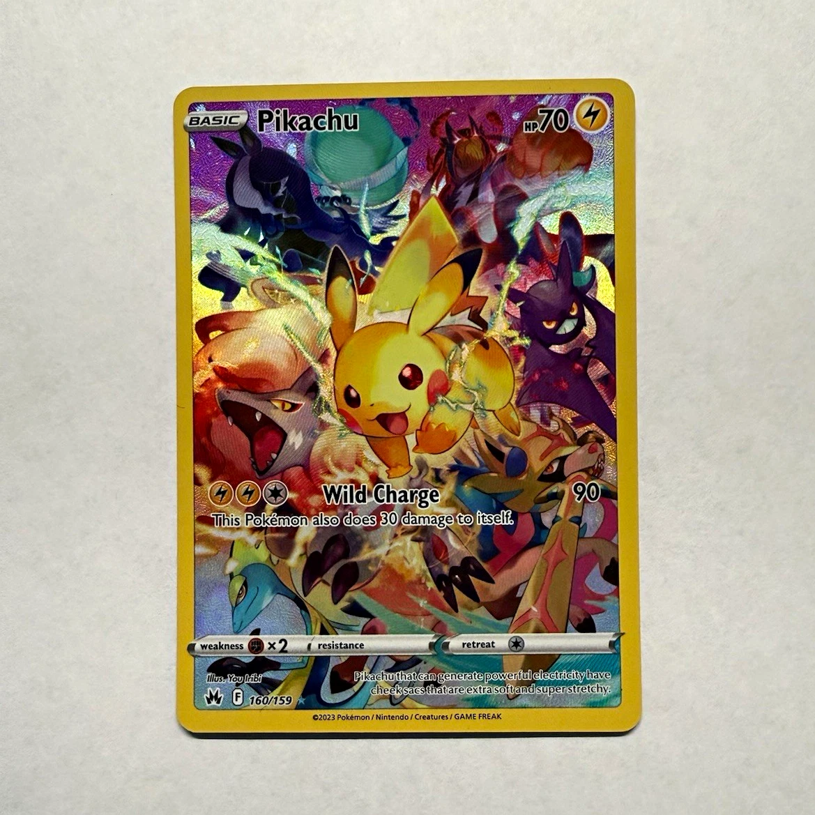 Pikachu - Crown Zenith #160 Price & Value ($49.11) | PokeScope