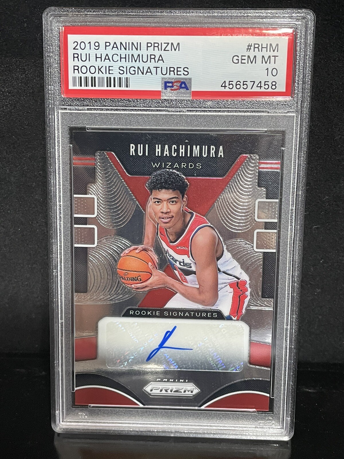 RUI HACHIMURA PSA 10 AUTO