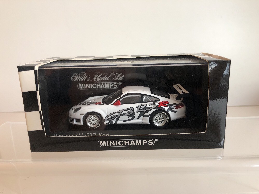 ミニカー Porsche 911 GT3 RS Type 996 2003 1/43 WOW EXTREMELY RARE Porsche 996 911 GT3 RS 2003 White/ Red 1