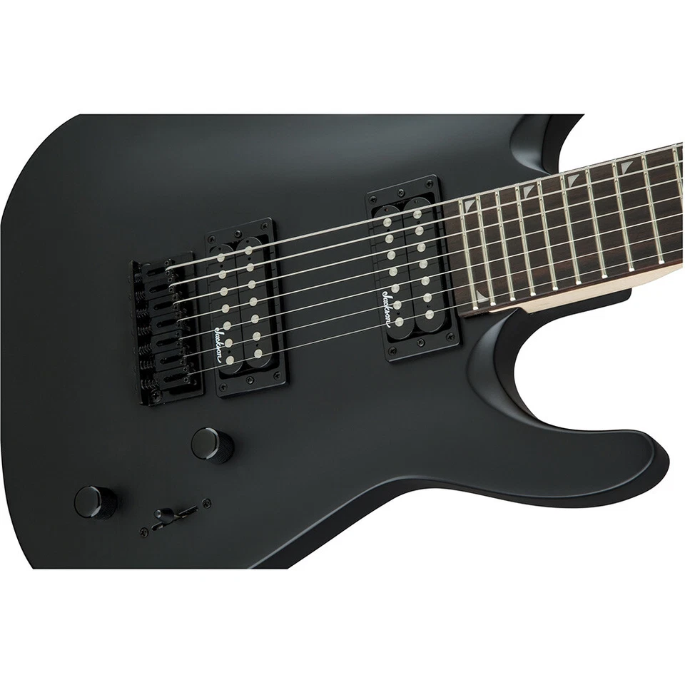 Guitarra Eléctrica Jackson Dinky Arch Top JS22-7 DKA HT 7 Cuerdas Negro Satinado Foto 3 de 4