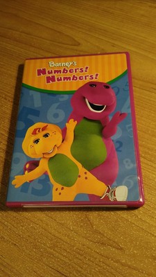 Barney Numeros Numeros Dvd 04 Barney El Dinosaurio Purpura Ebay
