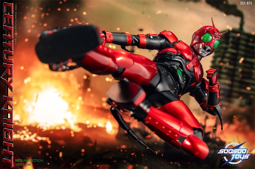 Soosootoys SST-071 1/6 Masked Rider Century Knight Figure Model