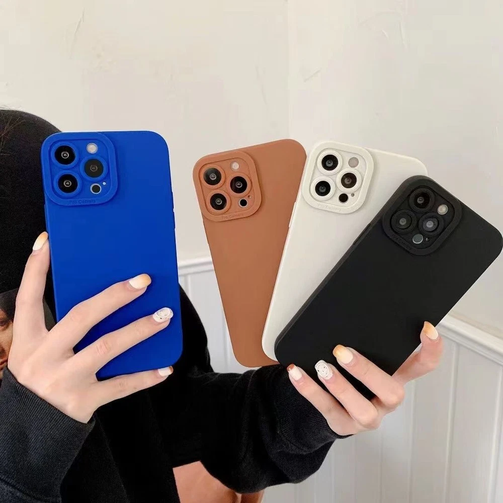 Shockproof Matte TPU Soft Phone Case for OPPO Realme 5-12 Pro