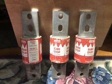 LOT OF 3 CEFCO  CLASS L FUSES CLU-1600 SURE STOP 600V SHIPS FREE