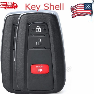 2X for Toyota C-HR CHR 2018 2019-2021 Remote Key Shell Case Fob MOZBR1ET 3B