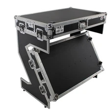 ProX XS-ZTABLEJR DJ Z-Table Jr Workstation Portable Booth Case W/Handle & Wheels