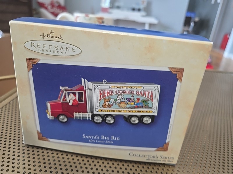 Keepsake Ornament Santa's Big Rig Coast To Coast Toys For Girls And Boys