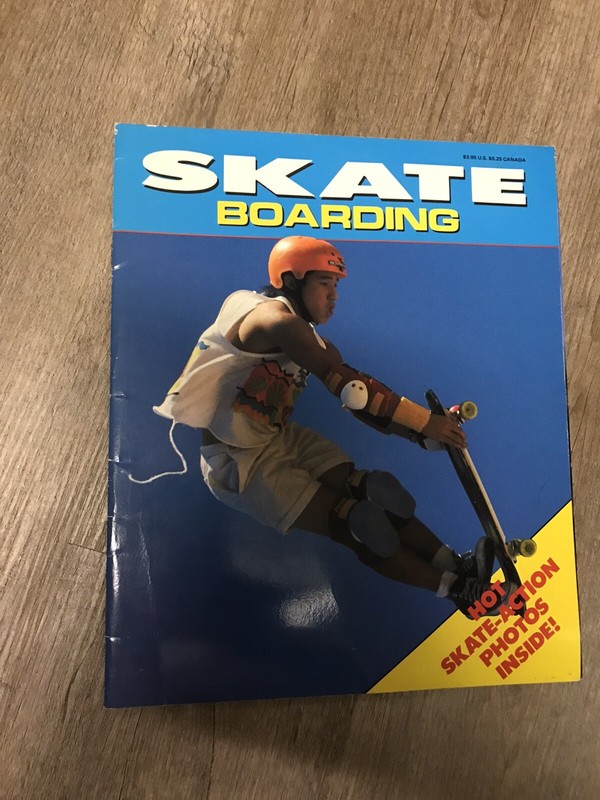 skateboarding by steve hawk 1987 photo book magazine