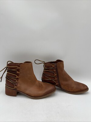 Korks Women's Belaya Booties Brown Size 8M
