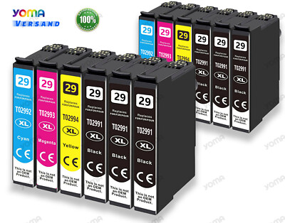 1-12er Patronen Kompatibel für Epson 29XL XP235 XP352 XP342 XP235 XP245 XP332
