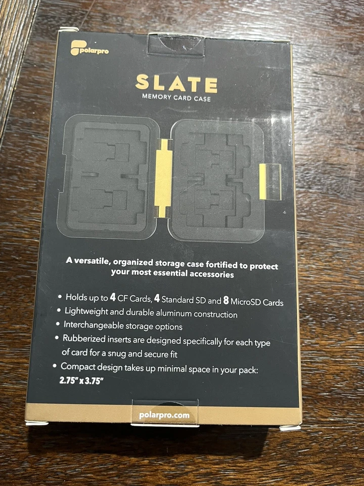 PolarPro Slate SD & MicroSD 卡盒(硬壳) — 第 2/2 张图片